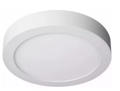 Plafon Lampara Panel Led 24w Redondo Blanco Techo