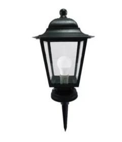 Farol Pasto Estaca Jardin Exterior Farol Apto Led Para Piso