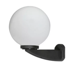 Aplique Globo Pared Con Brazo Exterior 25cm - comprar online