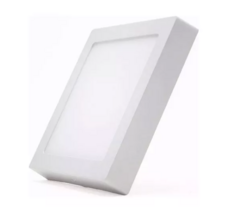 Plafon Lampara Panel Led 18w Cuadrado Blanco Techo - Minimal Iluminacion