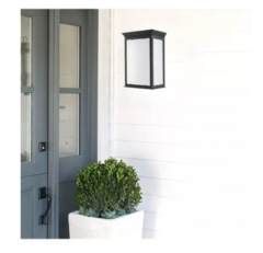 Farol Pared Exterior Mediano Abierto Chapa Anti Insecto - comprar online