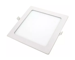 Panel Plafon Led Embutir 18w Cuadrado Blanco Techo