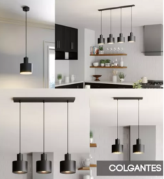 Colgante Techo Cocina Comedor Living 3 Luces Tokio - Minimal Iluminacion