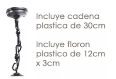 Farol Colgante Luces Para Jardin Exterior D Colgar Hexagonal - Minimal Iluminacion