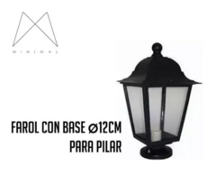 Farol Para Pilar Poste De Apoyar Apto Intemperie Led en internet