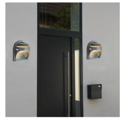 Aplique Tortuga Pared Exterior Frente Moderno Led - Minimal Iluminacion