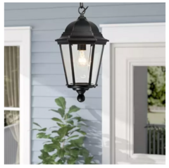 Farol Colgante Luces Para Jardin Exterior D Colgar Hexagonal