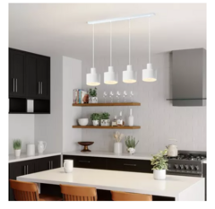 Imagen de Lampara Colgante Cocina Comedor Living 4 Luces Moderno Led Tokio