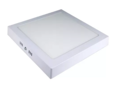 Plafon Lampara Panel Led 6w Cuadrado Blanco Techo - comprar online