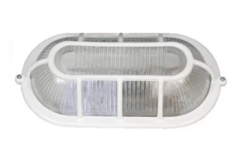 Aplique Tortuga Pared Exterior Economica Oval Apto Led - comprar online