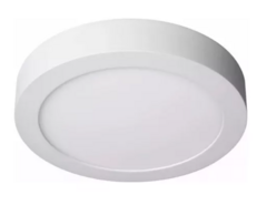 Plafon Lampara Panel Led 6w Redondo Blanco Techo