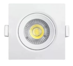 Spot Led 7w Platil Blanco Dicroica Embutir Completa Orientable - comprar online