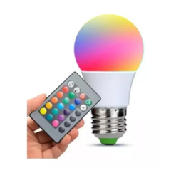 Lampara Led Rgb Multicolor Con Control Remoto