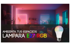 Lampara Led Rgb Multicolor Con Control Remoto - comprar online