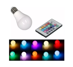 Lampara Led Rgb Multicolor Con Control Remoto - tienda online