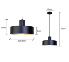 Colgante Cocina Comedor Living 3 Luces Moderno Sendai