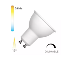 Lampara Tipo Dicroica Led Gu10 7,5w 220v Dimerizable Dimer - comprar online