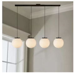 Colgante Globo Moderno Apto Led 4 Luces Oslo