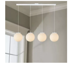 Colgante Globo Moderno Apto Led 4 Luces Oslo en internet