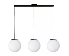 Colgante Globo Moderno Apto Led 3 Luces Oslo - Minimal Iluminacion