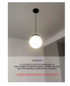 Colgante Globo Moderno Apto Led 3 Luces Oslo en internet