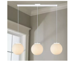 Colgante Globo Moderno Apto Led 3 Luces Oslo - comprar online