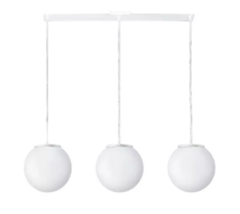 Colgante Globo Moderno Apto Led 3 Luces Oslo - tienda online