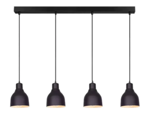 Colgante Moderno Industrial 4 Luces Kenia - comprar online