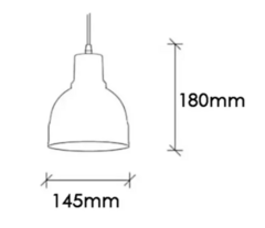 Imagen de Colgante Moderno Industrial 4 Luces Ideal Barra Mesa P/ Led