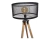 Lampara De Pie Estilo Industrial Metal Madera Decorativa en internet