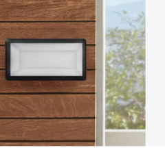 Aplique Tortuga Rectangular De Pared Exterior Jardin Negro en internet