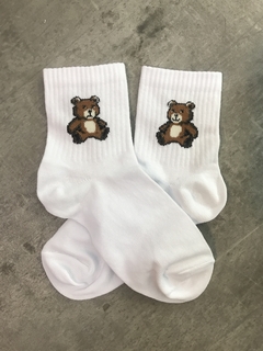 Medias unisex Bear blancas en internet
