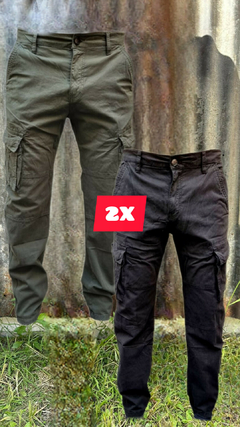 2 X PANTALONES CARGO URBANO VESTIRMAS