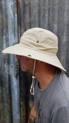 SOMBRERO AUSTRALIANO IMPERMEABLE ALA 9cm. TALLE 58/59cm