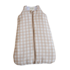 BOLSA DE DORMIR VICHY BEIGE