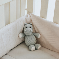 HIPOPÓTAMO CROCHET GRIS
