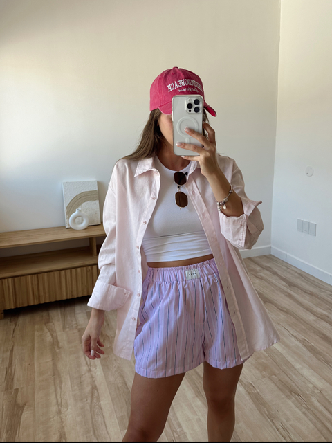 CAMISA APERTURA ROSADO