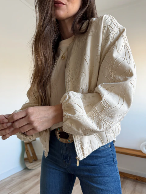 CHAQUETA ALBERTINA NATURAL