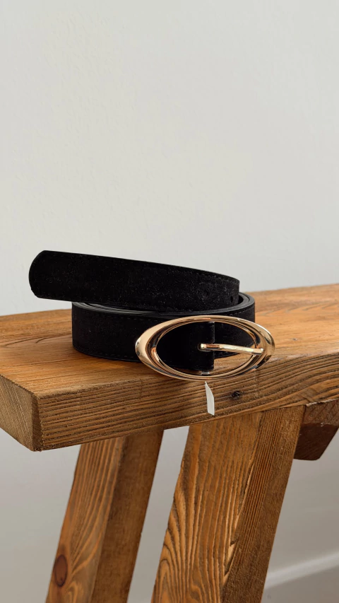 CINTO NEGRO/DORADO ART.L-2945