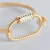 Imagem do Bracelete Semijoia e Fecho Detalhe Oval