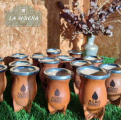 Mate camionero calabaza pata reforzada y borde aluminio