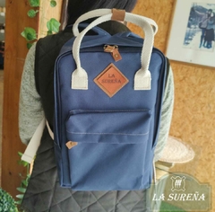 Mochila porta termo flexible con manija y correa en internet