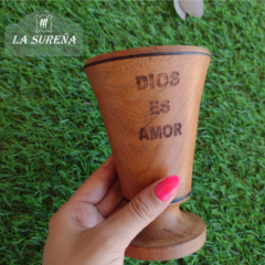 mate madera copa caliz - LA SUREÑA