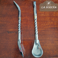 Bombilla de acero inoxidable pico loro anillado - LA SUREÑA