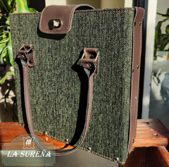 porta termo canasto rectangular en telar - comprar online