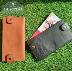 Porta voucher de cuero - documentos de viaje - tienda online