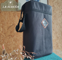 Porta termo térmico de lona con correa - comprar online