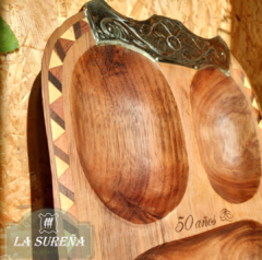 Tabla picada x6 divisiones con alpaca - comprar online