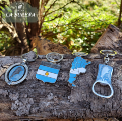 Llavero metálico diseño Argentina