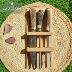 juego de cubiertos asador x3 en presentación 30 cm - comprar online